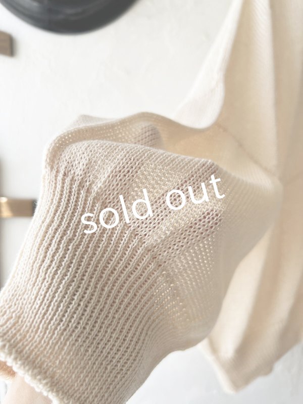 画像6: SO/サマーニットカーディガン・ブラック (6)