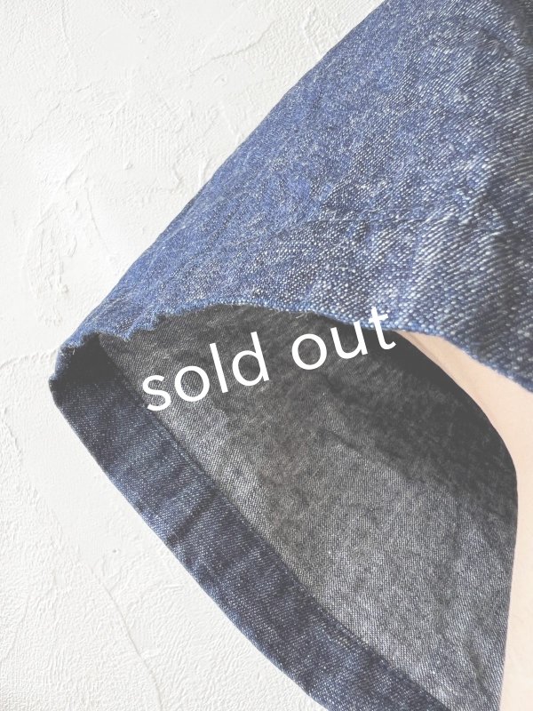 画像6: seasew./506 ライトデニムコクーンパンツ・インディゴ (6)