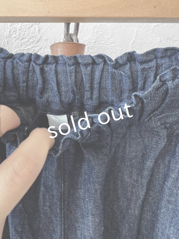 画像3: seasew./506 ライトデニムコクーンパンツ・インディゴ (3)