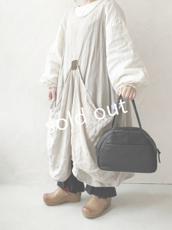 画像2: FOLNARD/ソフトレザー ボストンバッグ・Ｍ (2)