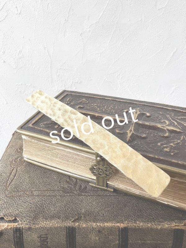 画像4: sorelle／真鍮のヘアクリップ【槌目】 (4)