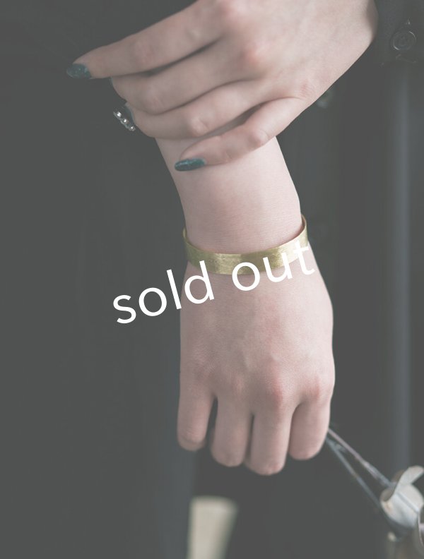 画像1: sorelle/真鍮のバングル・1cm (1)