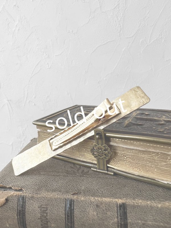 画像5: sorelle／真鍮のヘアクリップ【槌目】 (5)