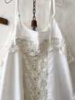 画像2: shizuka's【30】アンティークレースのキャミチュニック・白 (2)