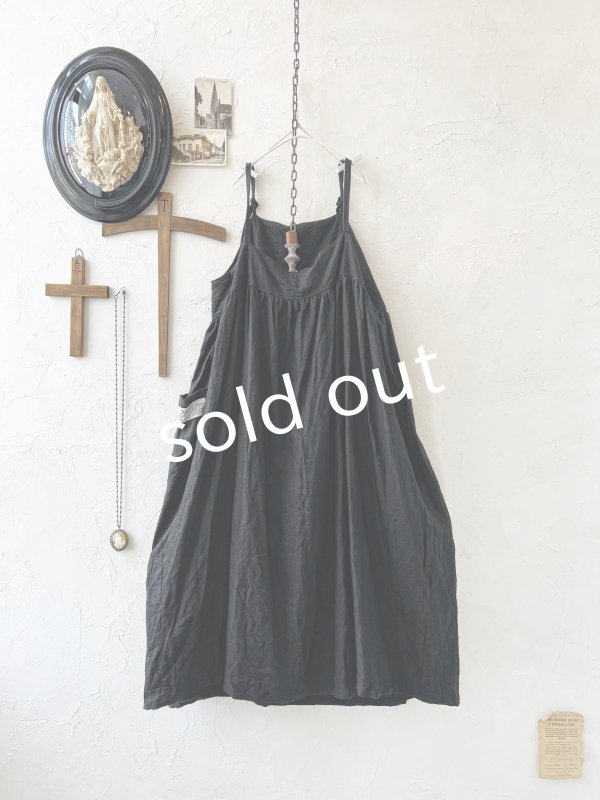 画像5: shizuka's【1】キャミワンピース・黒 (5)