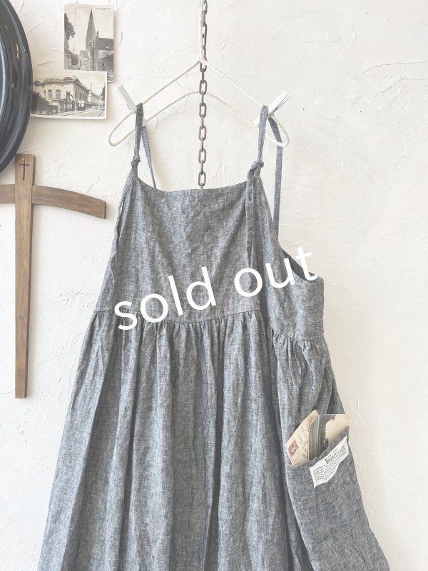 画像2: shizuka's【2】キャミワンピース・ダンガリー (2)