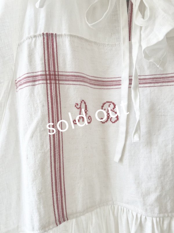 画像3: shizuka's【10】アンティークレースのフリル襟フレンチワンピース・白E (3)