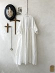 画像5: shizuka's【5】アンティークレースちょうちょ袖ワンピース・白C (5)