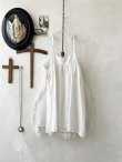 画像6: shizuka's【30】アンティークレースのキャミチュニック・白 (6)