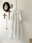 画像5: shizuka's【17】アンティークレースの ドットフリルワンピース・白 (5)