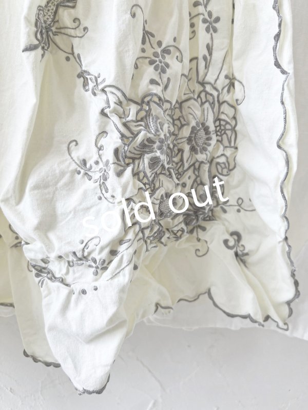 画像5: shizuka's【32】アンティークレースのキャミワンピース・クリーム (5)