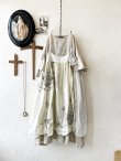 画像7: shizuka's【32】アンティークレースのキャミワンピース・クリーム (7)