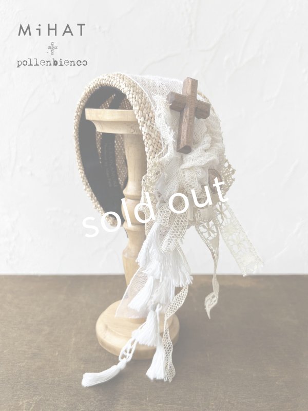 画像1: MiHAT+pollenbienco／Alice band【C】 (1)