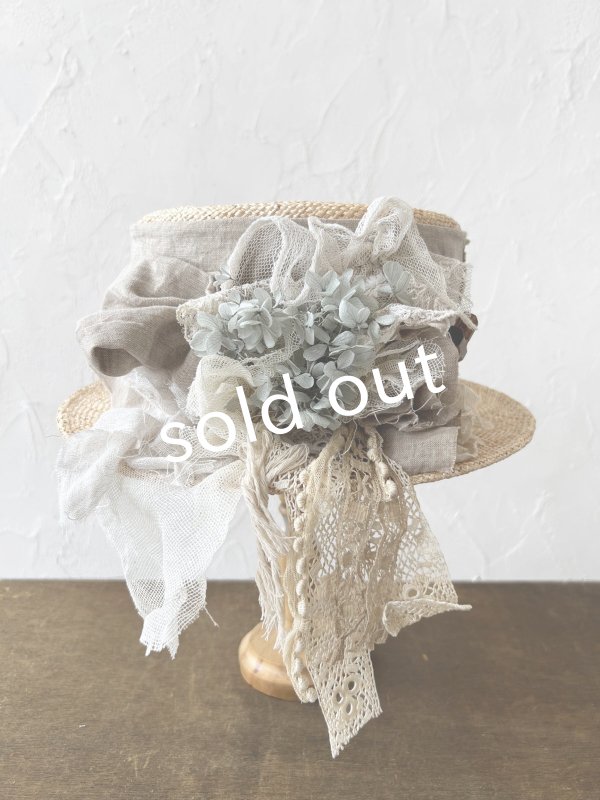 画像2: MiHAT+pollenbienco/Canotier【B】 (2)