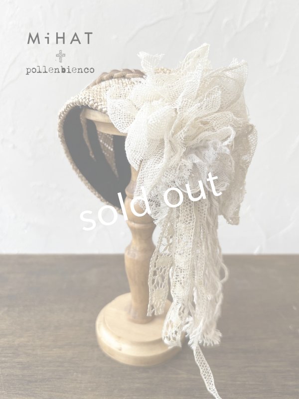 画像1: MiHAT+pollenbienco／Alice band【H】 (1)