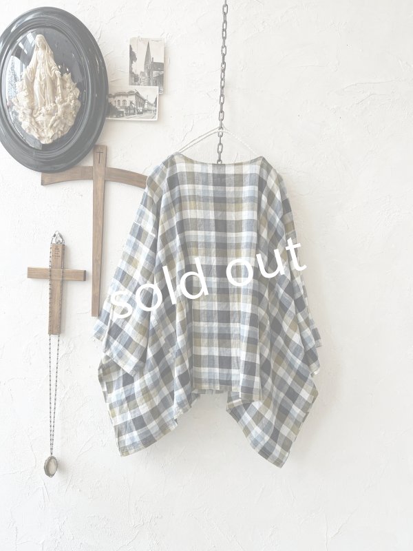 画像4: SO／２wayブラウス・マドラスチェック (4)