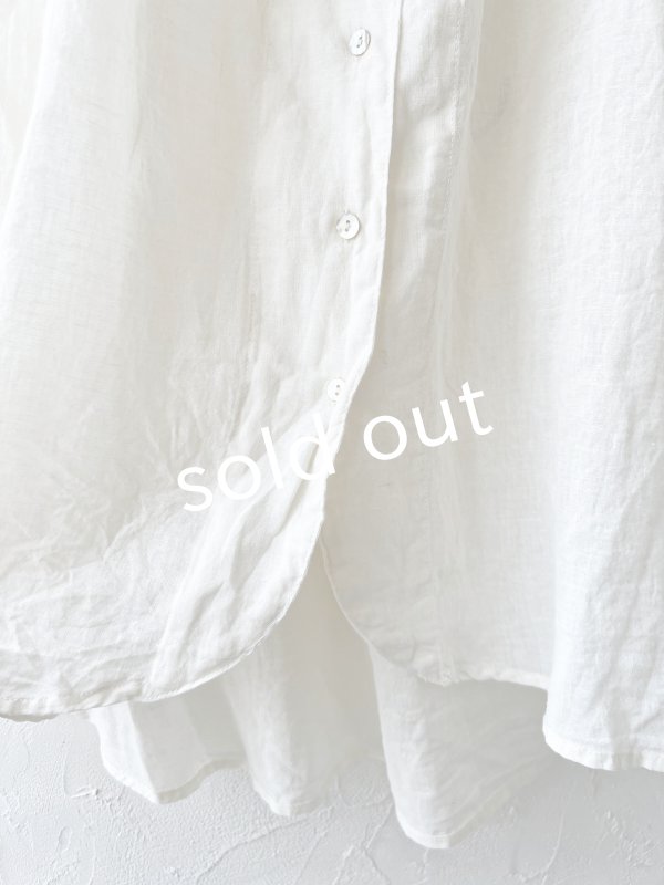 画像5: SO／バックギャザーシャツ・ナチュラル (5)