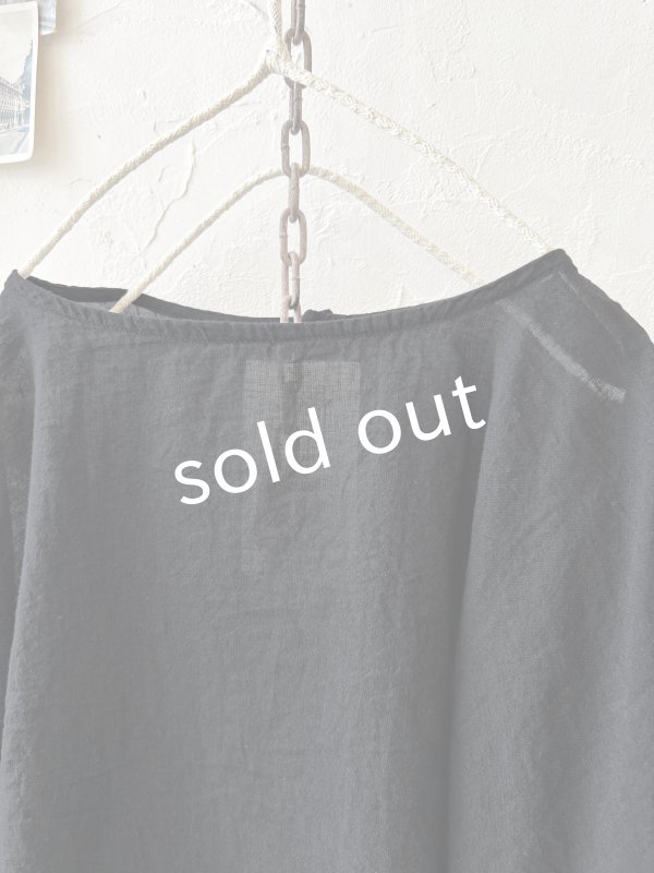 画像2: SO／２wayブラウス・ブラック (2)