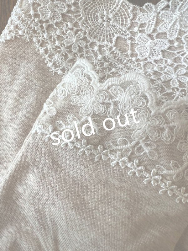 画像5: monami／コットンUVセミロングアームカバー・ダブルレース (5)