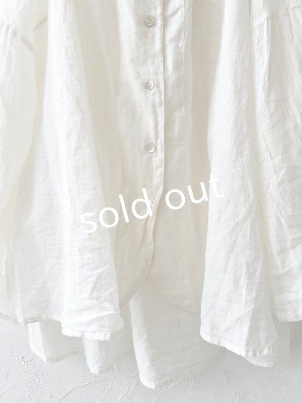 画像4: SO／バックギャザーシャツ・ナチュラル (4)