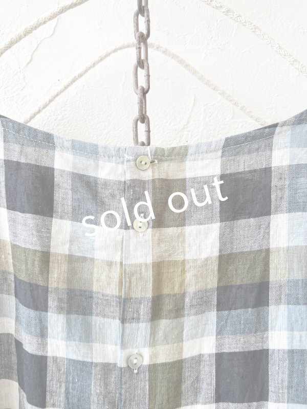 画像2: SO／２wayブラウス・マドラスチェック (2)