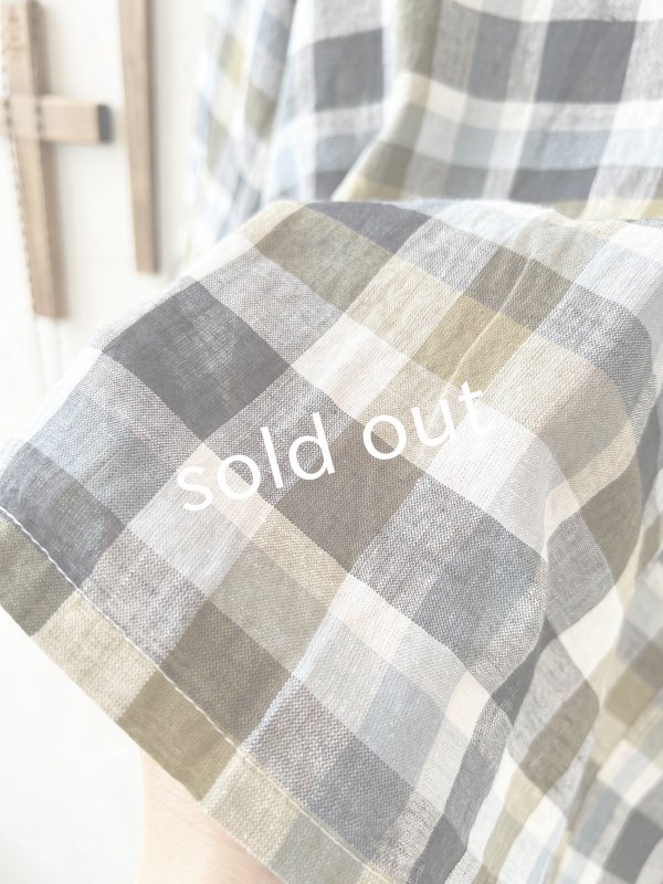 画像5: SO／２wayブラウス・マドラスチェック (5)