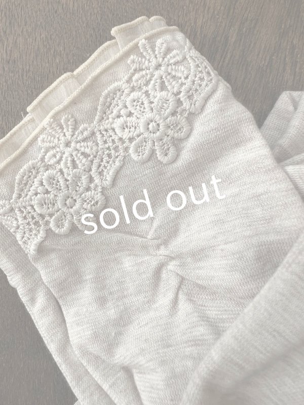 画像5: monami／コットンUVロングアームカバー・フリル (5)