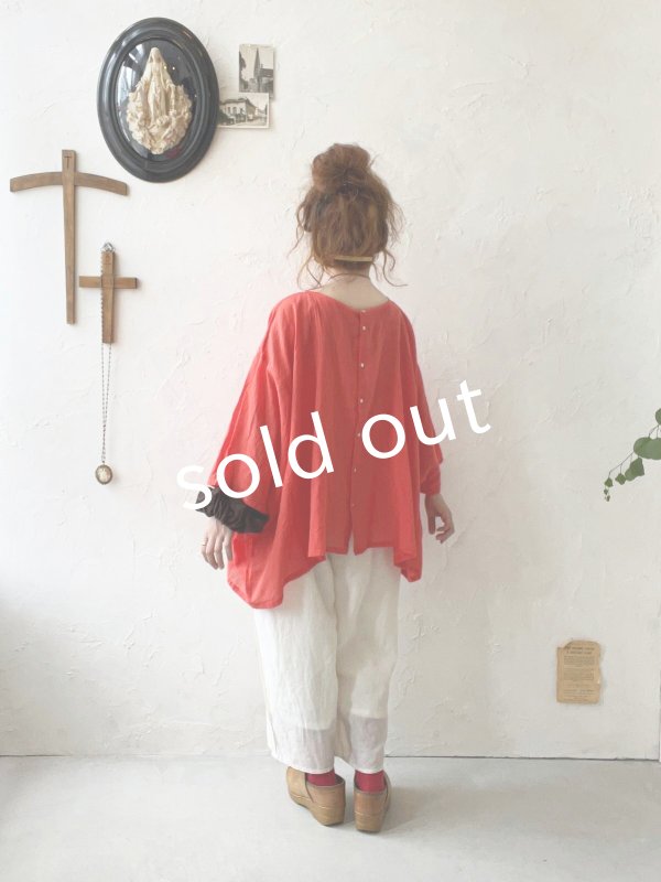 画像12: SO/ペチコート付きサルエルワイドパンツ・ナチュラル (12)