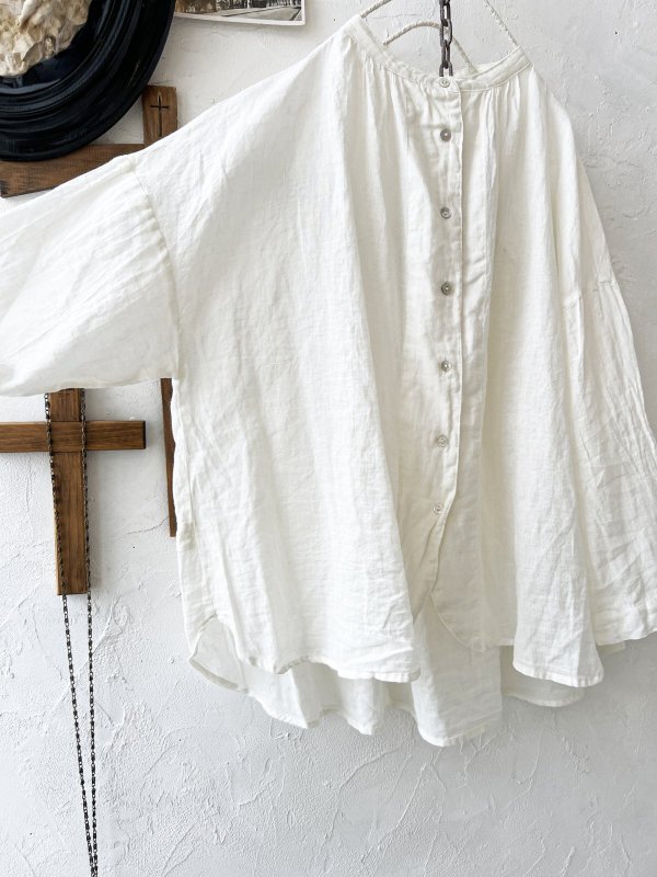 画像9: SO/バックギャザーシャツ・レッド (9)