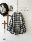 画像1: SO／バックギャザーシャツ・マドラスチェック (1)