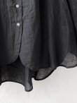 画像3: SO／バックギャザーシャツ・ブラック (3)