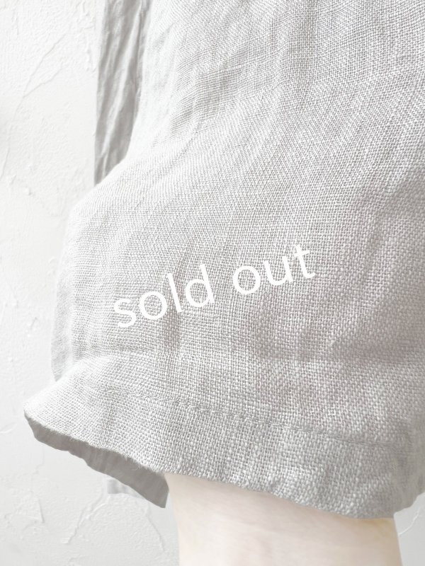 画像7: 08mab/リネンシャンブレーAラインワンピース・黒 (7)