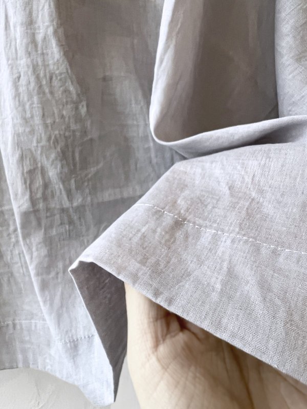 画像9: 【30%OFF SALE】08mab/タンクトップ×トップスset・黒×ライトグレー (9)