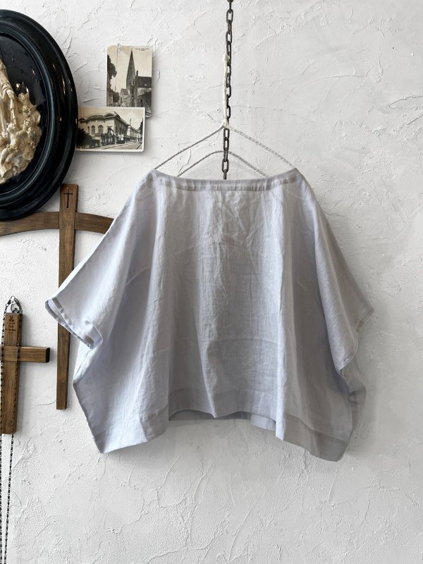 画像7: 【30%OFF SALE】08mab/タンクトップ×トップスset・黒×ライトグレー (7)