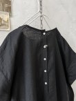 画像6: 08mab/リネン２wayピンタックワンピース・黒 (6)