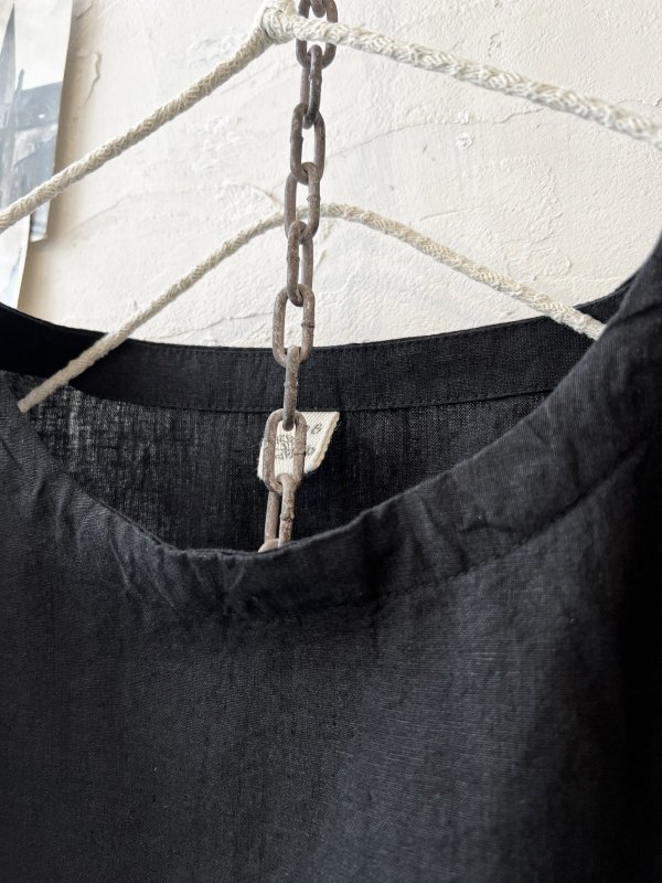 画像5: 【30%OFF SALE】08mab/タンクトップ×トップスset・黒×ライトグレー (5)