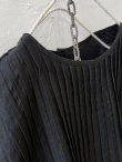 画像4: 08mab/リネン２wayピンタックワンピース・黒 (4)
