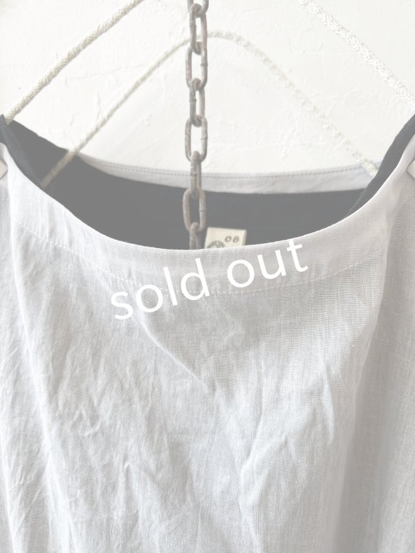 画像5: 08mab/ノースリーブワンピース×トップスset・黒×ライトグレー (5)