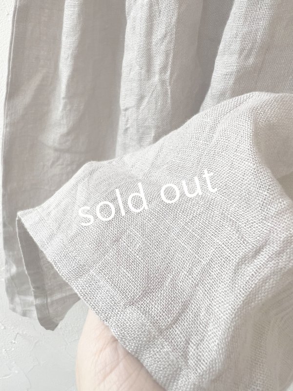 画像7: 08mab/リネンシャンブレーウエストリボンチュニック・黒 (7)