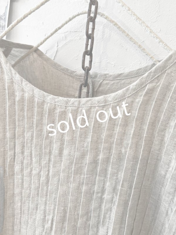 画像9: 08mab/リネン２wayピンタックワンピース・黒 (9)