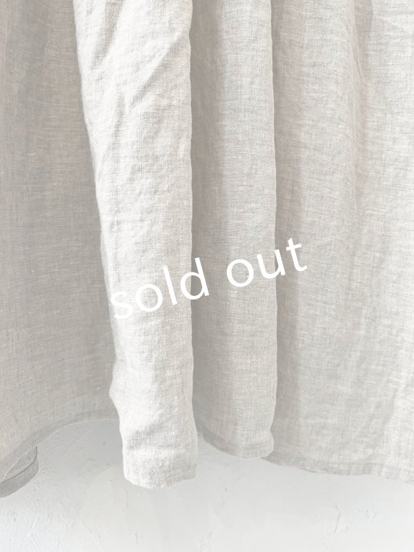 画像8: 08mab/リネン２wayピンタックワンピース・黒 (8)