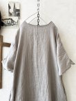 画像3: 08mab/リネンシャンブレーAラインワンピース・ベージュ (3)