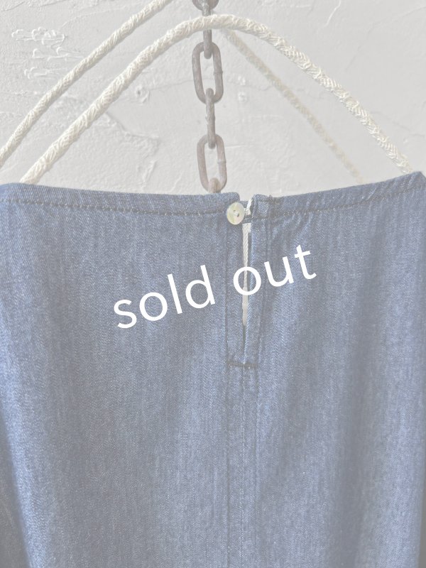 画像7: sorte cuff／インディゴフレアワンピース (7)