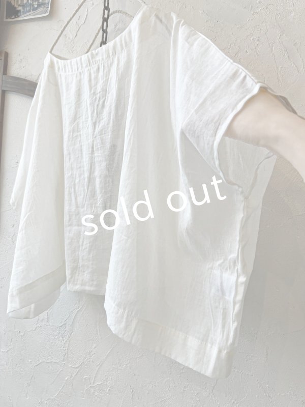 画像11: 08mab/タンクトップ×トップスset・グレー×オフ (11)