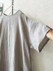 画像4: 08mab/リネンシャンブレーAラインワンピース・ベージュ (4)
