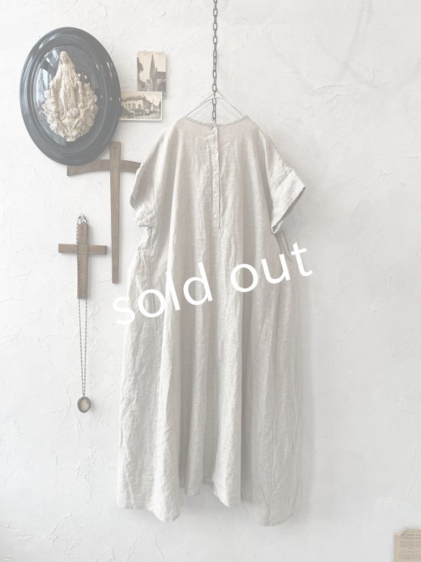 画像9: 08mab/リネン２wayピンタックワンピース・キナリ (9)