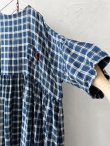 画像5: MARCHE' DE SOEUR／ギャザーワンピース・ブルーグリーンチェック (5)