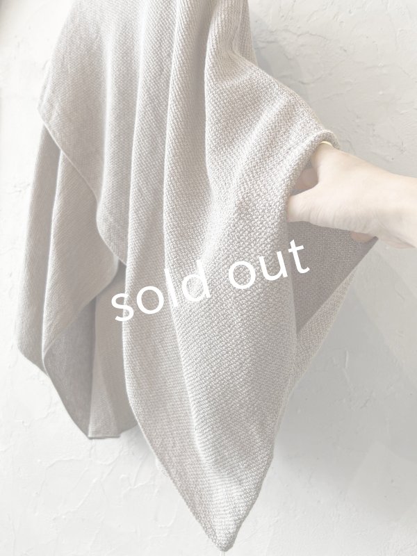 画像3: 08mab/デザインニットプルオーバー・ベージュ (3)