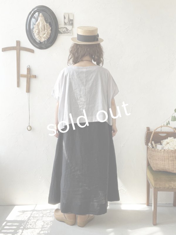 画像17: 08mab/ノースリーブワンピース×トップスset・黒×ライトグレー (17)