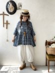 画像10: MARCHE' DE SOEUR／ギャザープルオーバー・ブルーグリーンチェック (10)